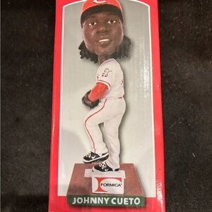 Red and White Bobblehead